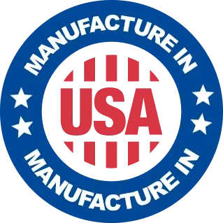 “Manufacture in USA” badge